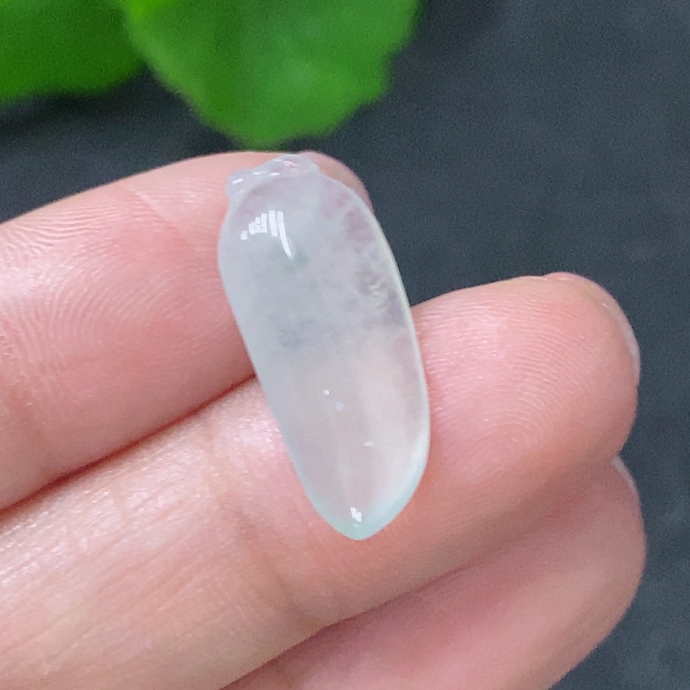 F29351372 Jadeite Fu Gua Pendant, Total Weight Approx. 1.45g