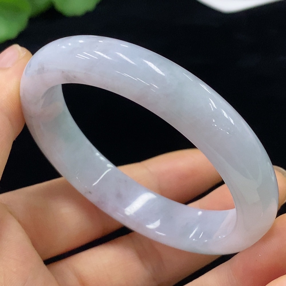 F32730640 Jadeite Round Bangle 53.7 Inner Diameter Total Weight Approx. 48.27g
