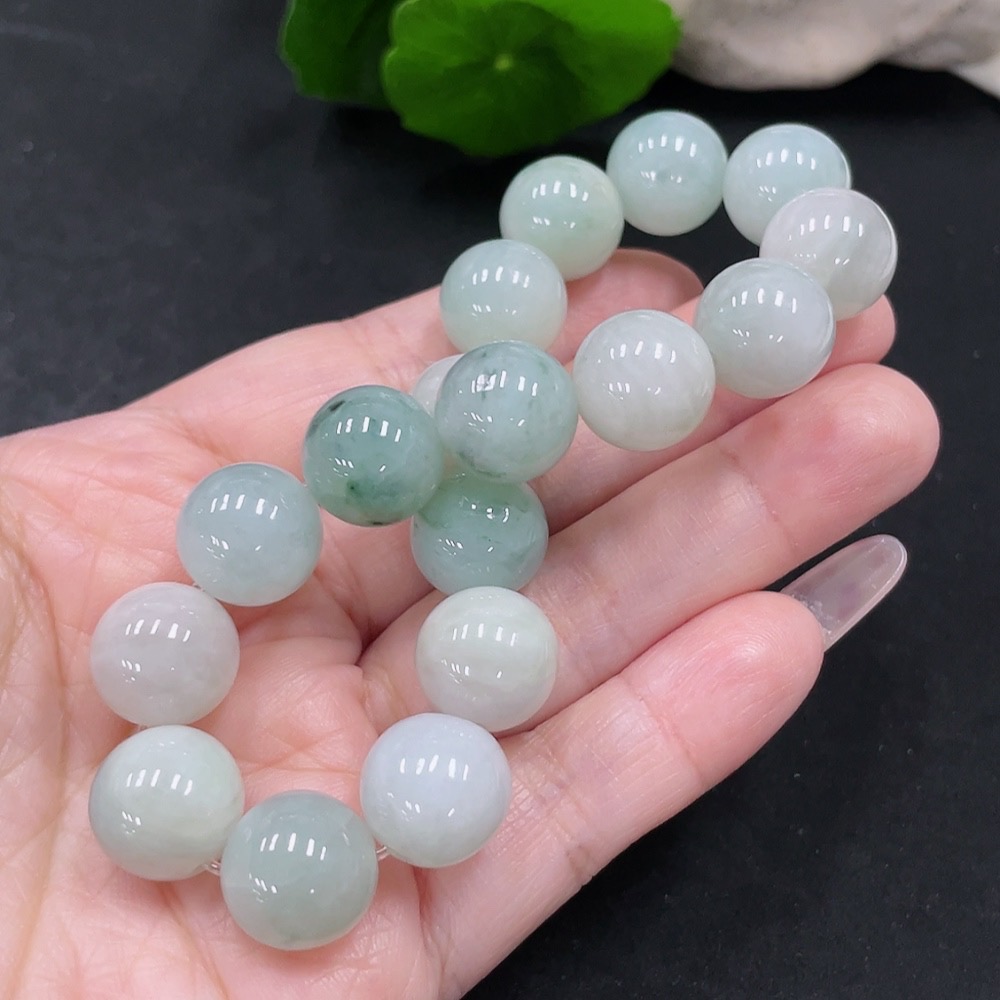 F35129012 Jadeite Bracelet, Approx. 12.5mm, Total Weight Approx. 58.4g