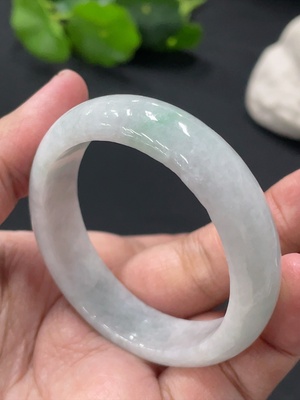 F32722012 Jadeite Round Bracelet Total Weight Approx.34g Containing Other Mineral Components Size 45.2