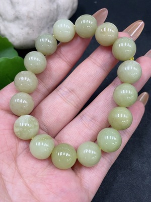 H32776861 Hetian Jade Bracelet, Approx. 11.5mm, Total Weight Approx. 41.1g