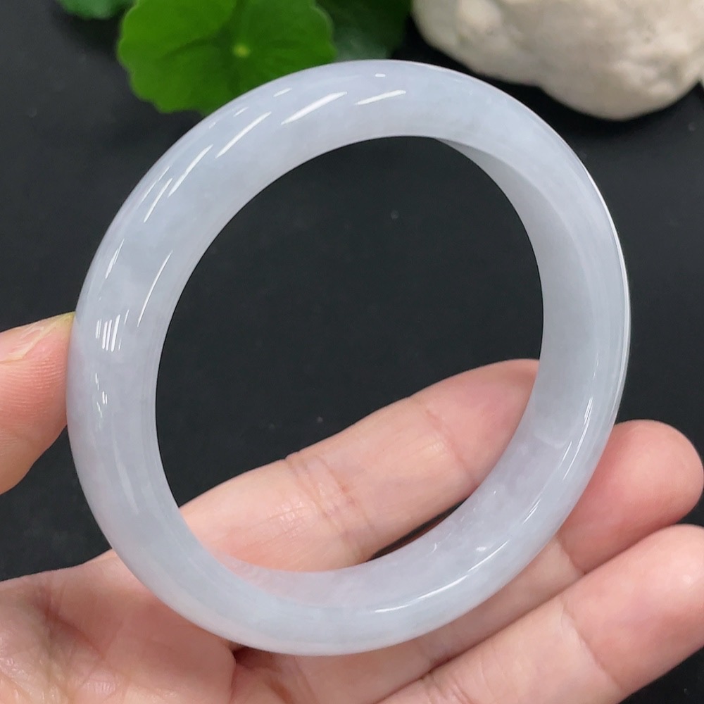 F28211447 Jadeite Round Bangle Size 56 Total Weight Approx. 54.6g
