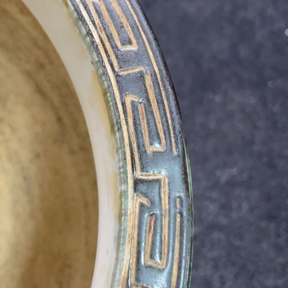 W28218048 Porcelain, Intact, Qing Dynasty Blue Floral Incense Burner (Size Subject to Actual Item)