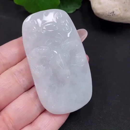 F34032373 Jadeite Zodiac Sheep Pendant Total Weight Approx. 35.4g