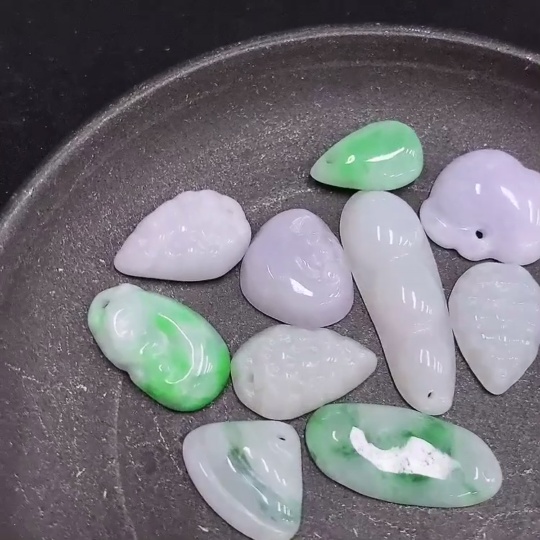 F33877446 Jadeite Pendants Sell as a Lot