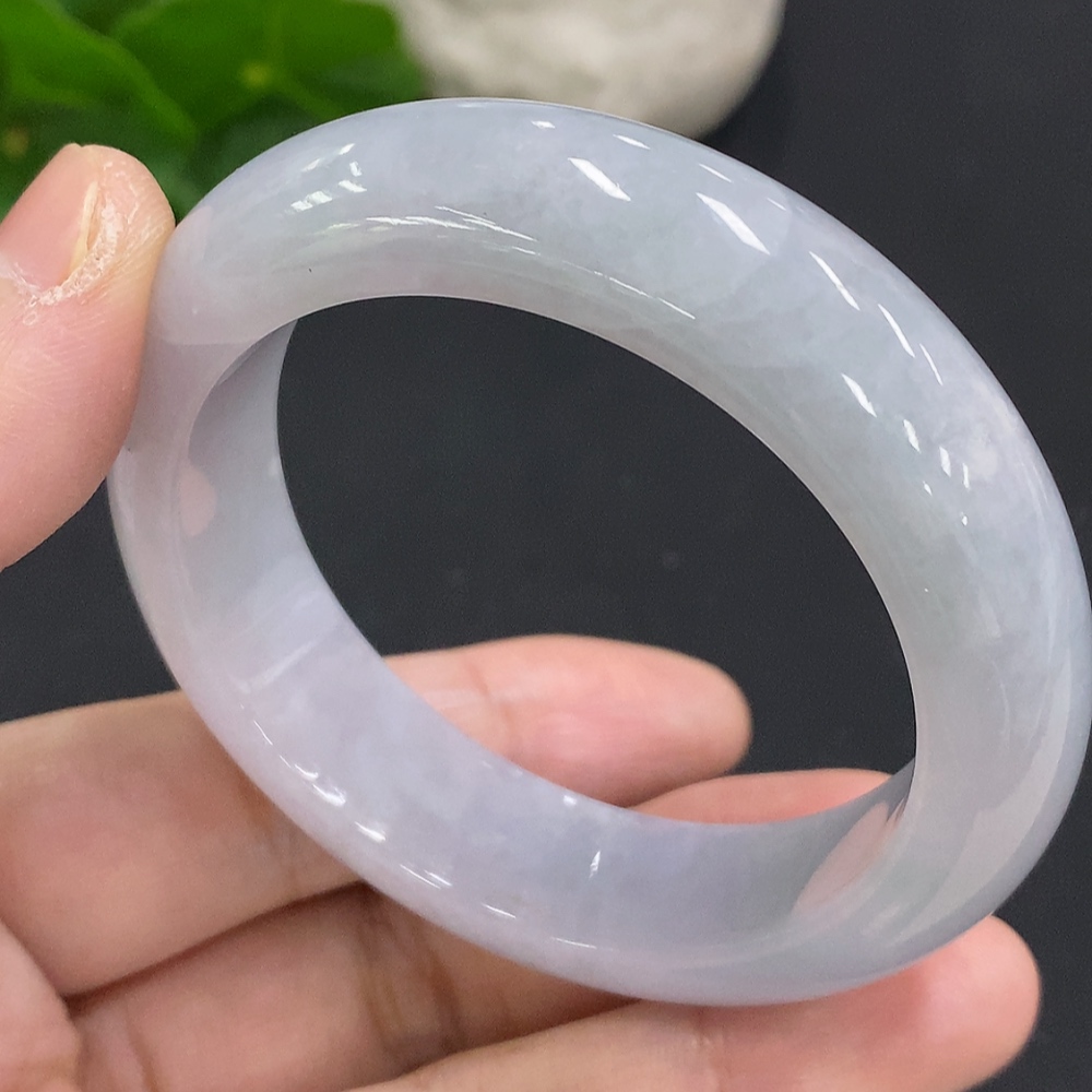 F35127277 Jadeite round bracelet size 50.9 total weight approx. 61.6g (broken/damaged)