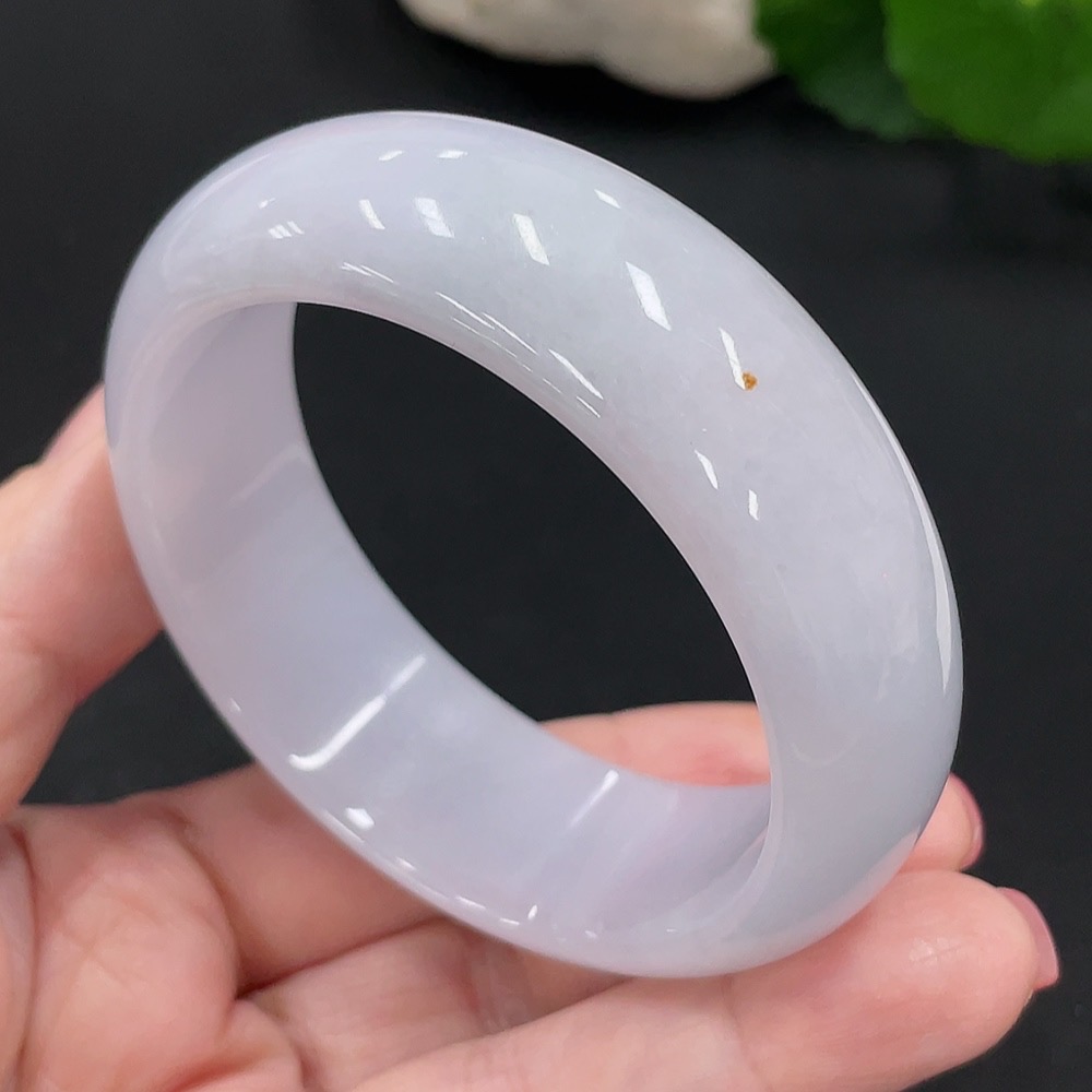 F25905734 Jadeite Round Bangle Size 54.5 Total Weight Approx. 76g