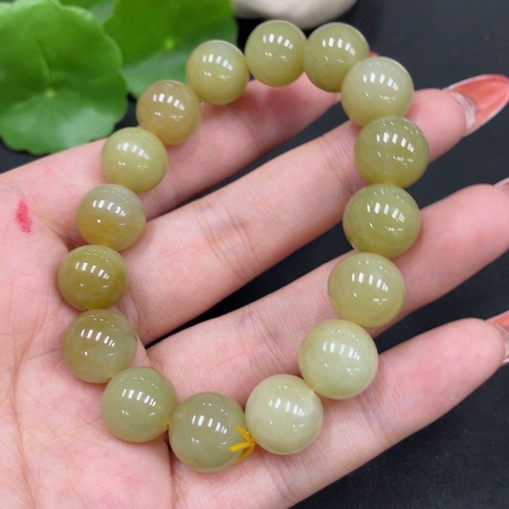 H34026029 Hetian Jade Bracelet, Approx. 11.7mm, Total Weight Approx. 41.3g