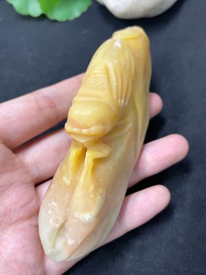 H42957406 老挝石手把件  一鸣惊人  货品总重约160.5g