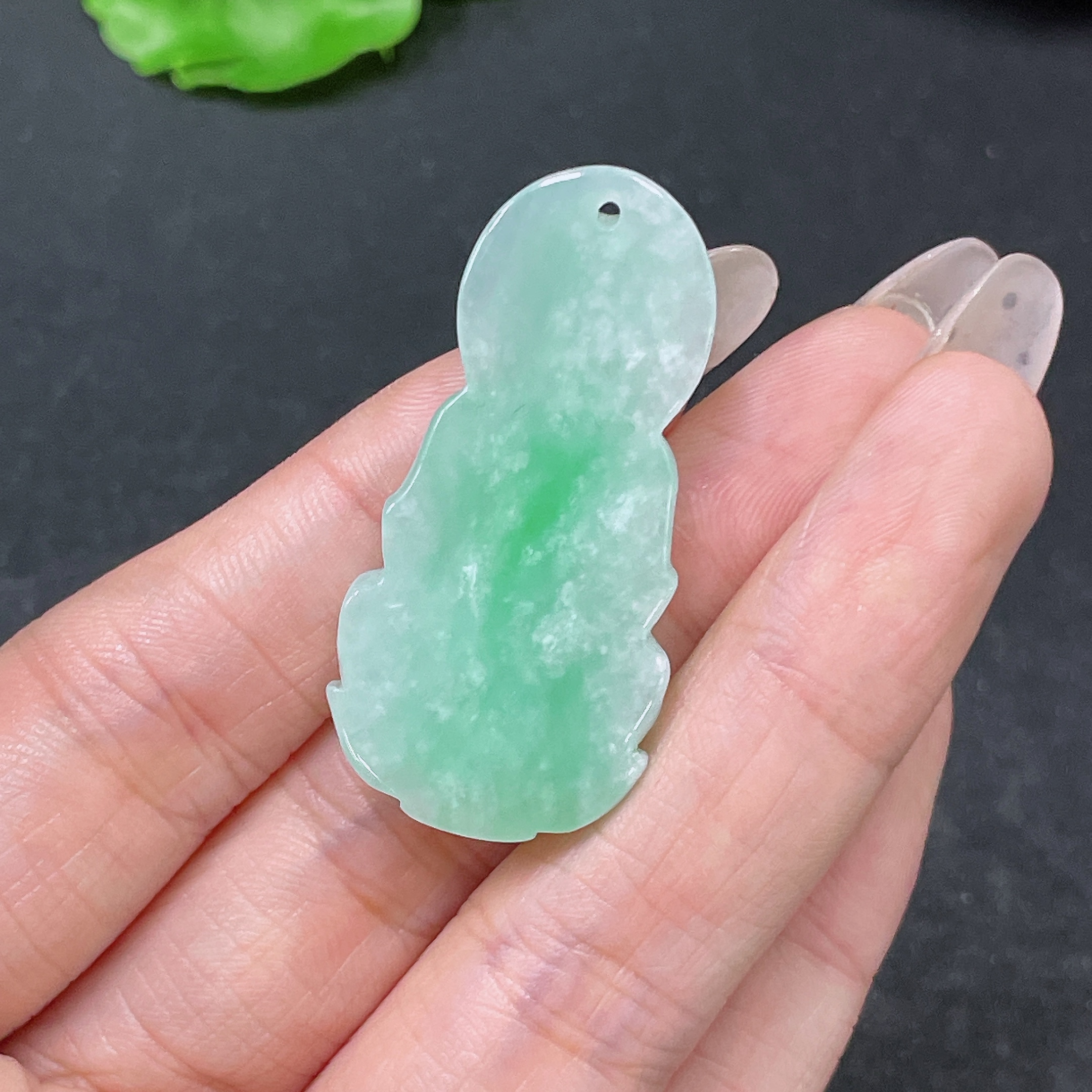 F35157806 Jadeite Pendant Guanyin Total Weight Approx. 9.24g