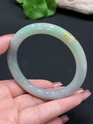F27054790 JadeiteCircular Bangle, Inner Diameter 56.9, Total Weight Approx. 45.3g