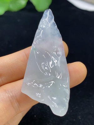 F35134956 Jadeite free-form pendant Total weight approximately 13.99g