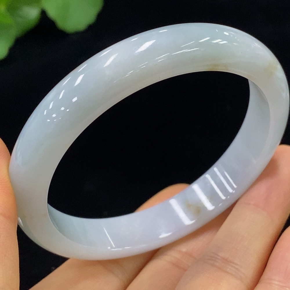 F34045366 Jadeite Round Bangle Size 58.9 Total Weight Approx. 50.08g
