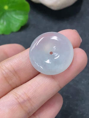 F34976382 Jadeite Pendant Peace Ring, Total Weight Approx. 4.63g