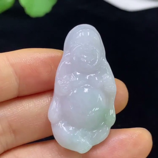 F35136073 Jadeite Buddha Pendant Total Weight Approx. 11.71g