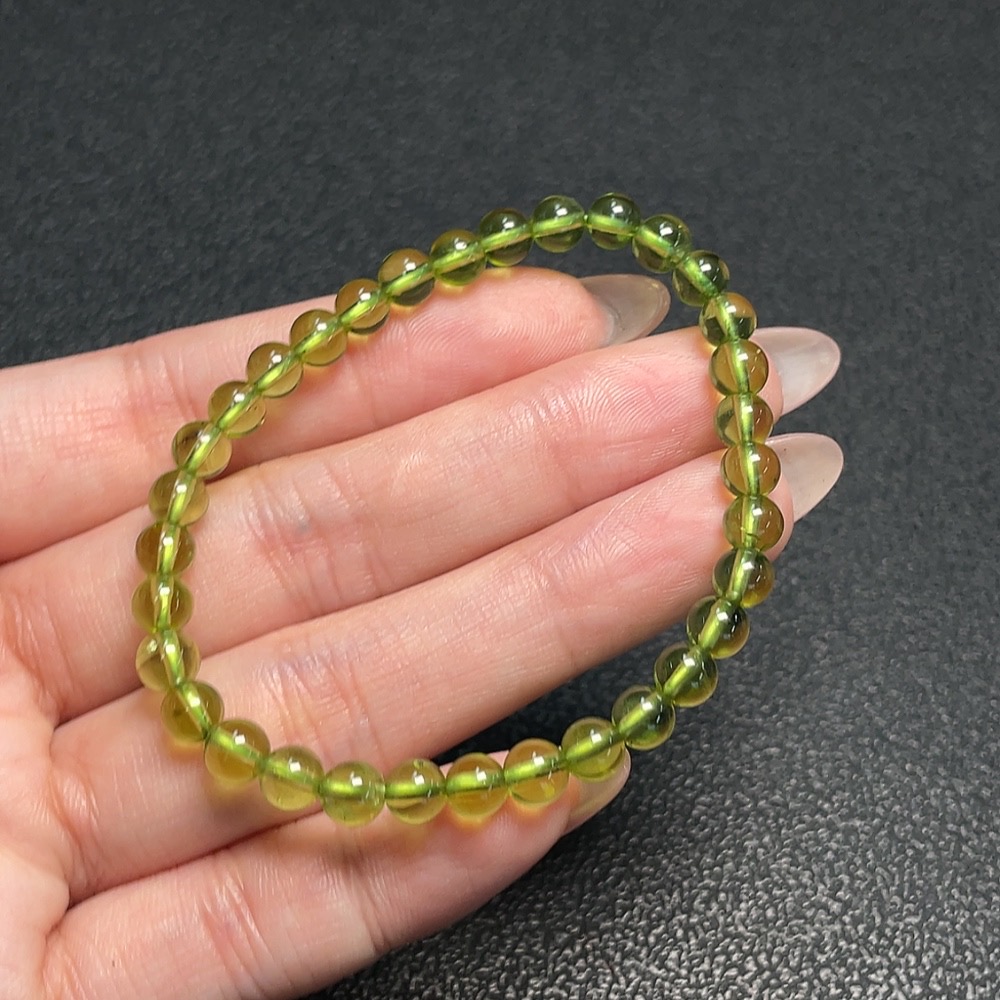 C34040632 Peridot Bracelet Total Weight Approx.8.5g Size 5.2mm