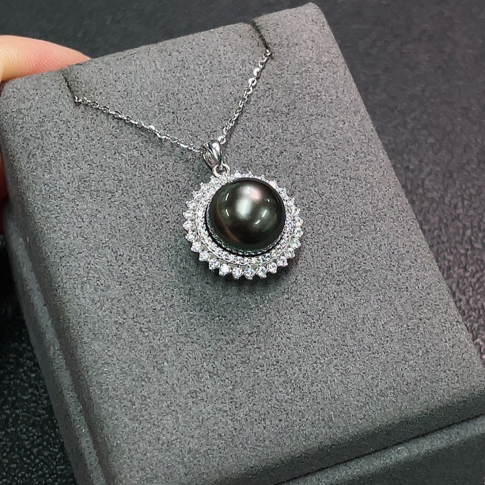 C34038322 Seawater Pearl Necklace Non-Gold Total Weight Approx. 5.03g Size About 11.4mm