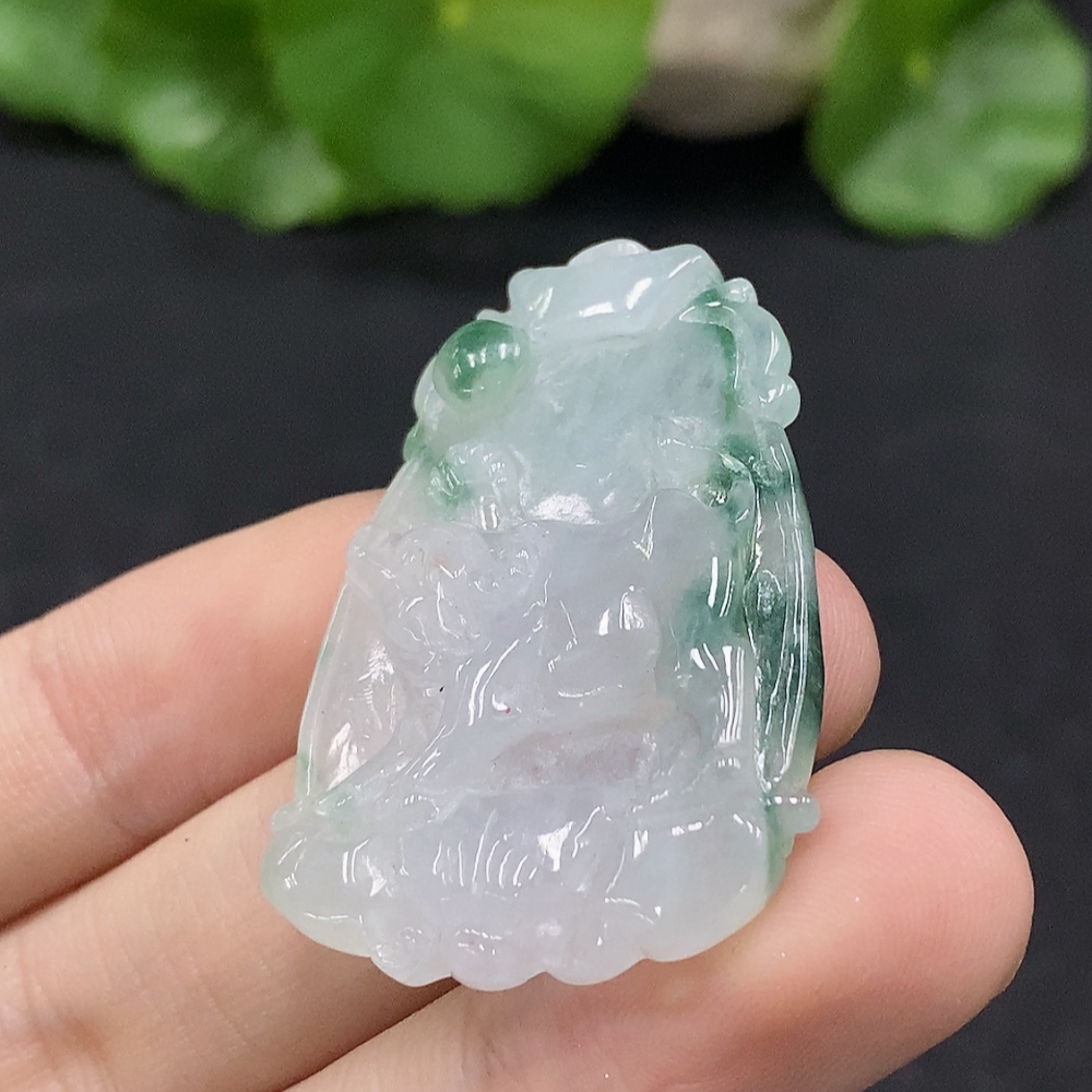 F34029315 Jadeite Pendant Total Weight Approx. 10.28g