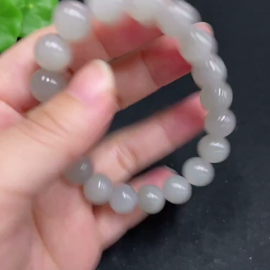 H35102703 Hetian Jade Bracelet, Approx. 10mm, Total Weight About 29.8g