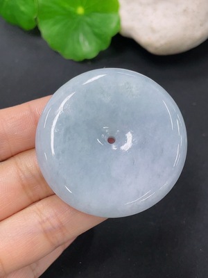 F41934525 翡翠挂件平安扣 货品总约重31.45g