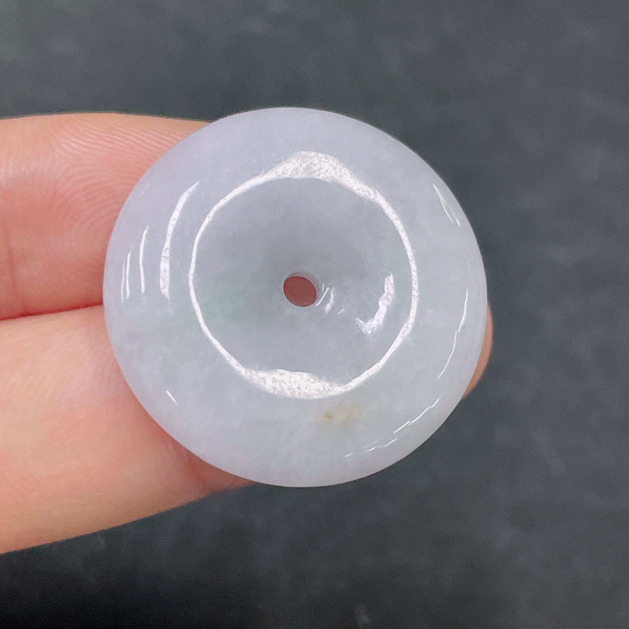 F32698514 Jadeite Pendant Peace Knot Total Weight About 7.4g