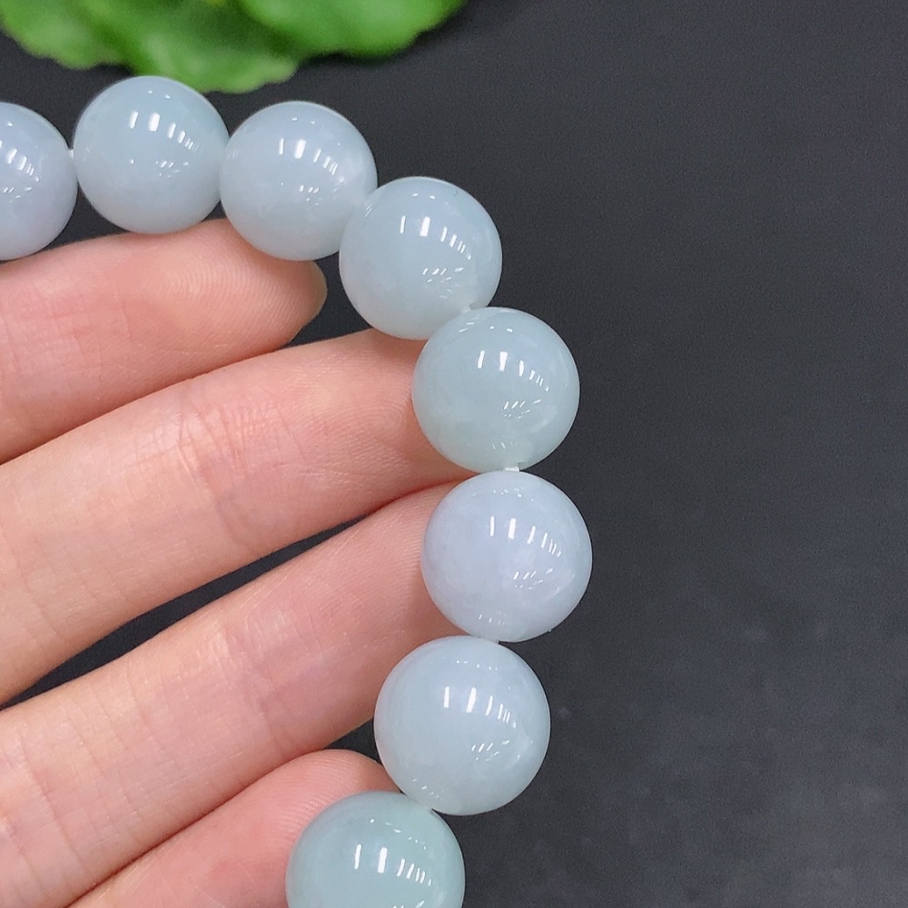 F31686817 JadeiteBead Bracelet, Total Weight Approx. 49.6g, Bead Size 12mm