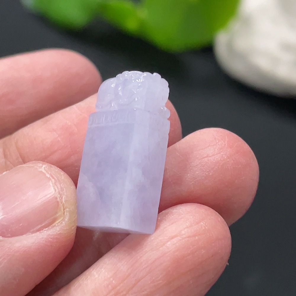 F31669830 Jadeite Pi Xiu Seal, Total Weight Approx. 4g