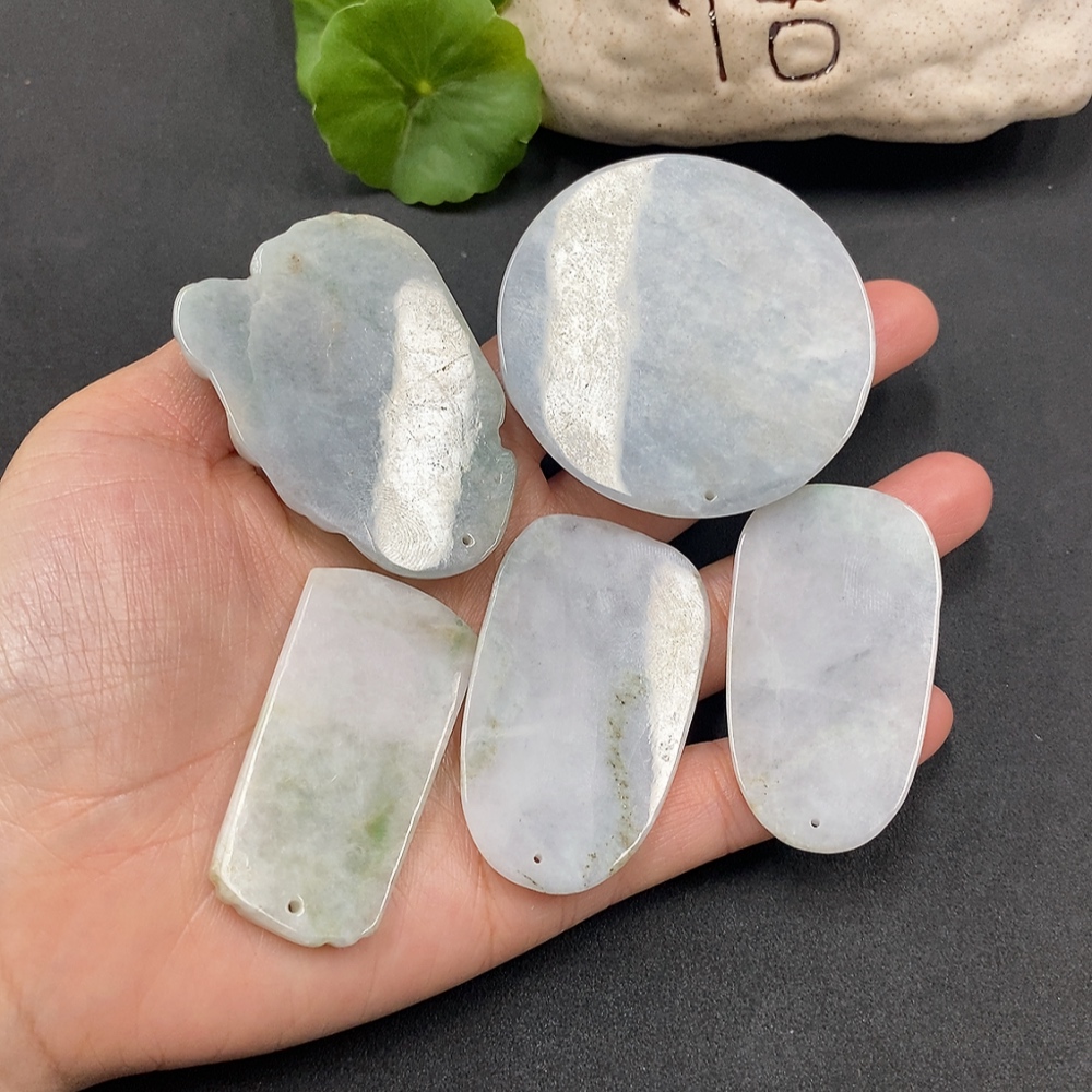 F13489412 Jadeite Pendants Sell as a Lot