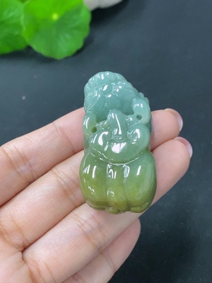 F28200234 Jadeite Pi Xiu Pendant Total Weight Approx. 29.8g
