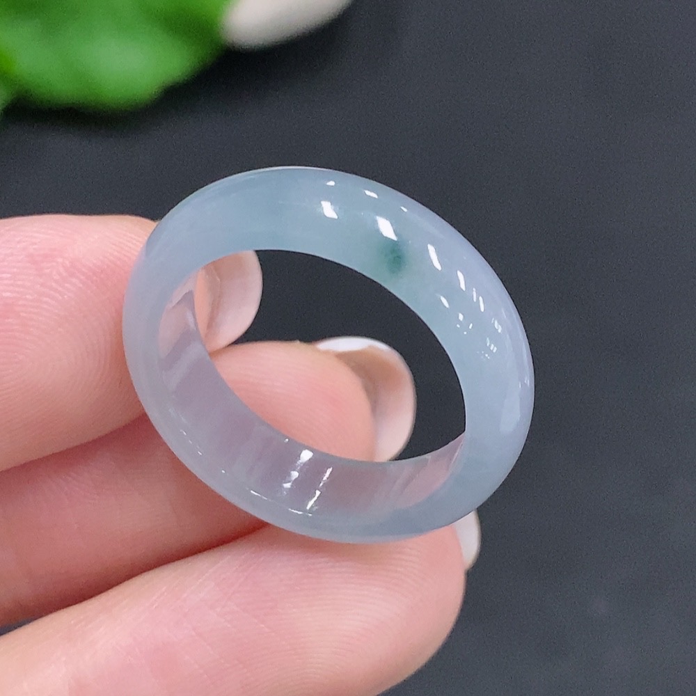 F34061022 Jadeite Ring Total Weight Approx. 3.2g Size 17