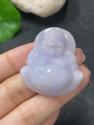 F34041886 Jadeite Pendant Buddha, Total Weight Approx. 20.920g