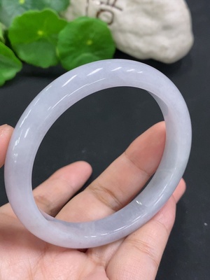 F34962443 Jadeite Round Bangle Size 58.4 Total Weight Approx. 46.7g
