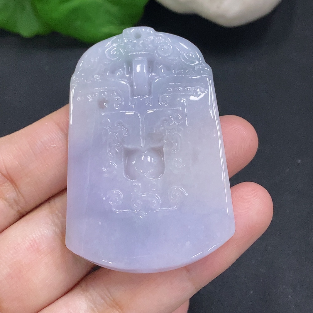 F32802007 Jadeite Antique Pendant Total Weight Approx. 22.5g