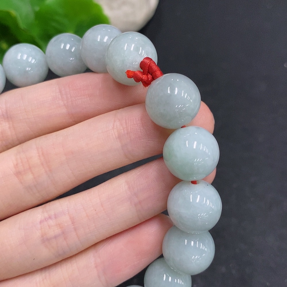 F33940586 Jadeite Bracelet Total Weight Approx.81.4g Size 13.5mm