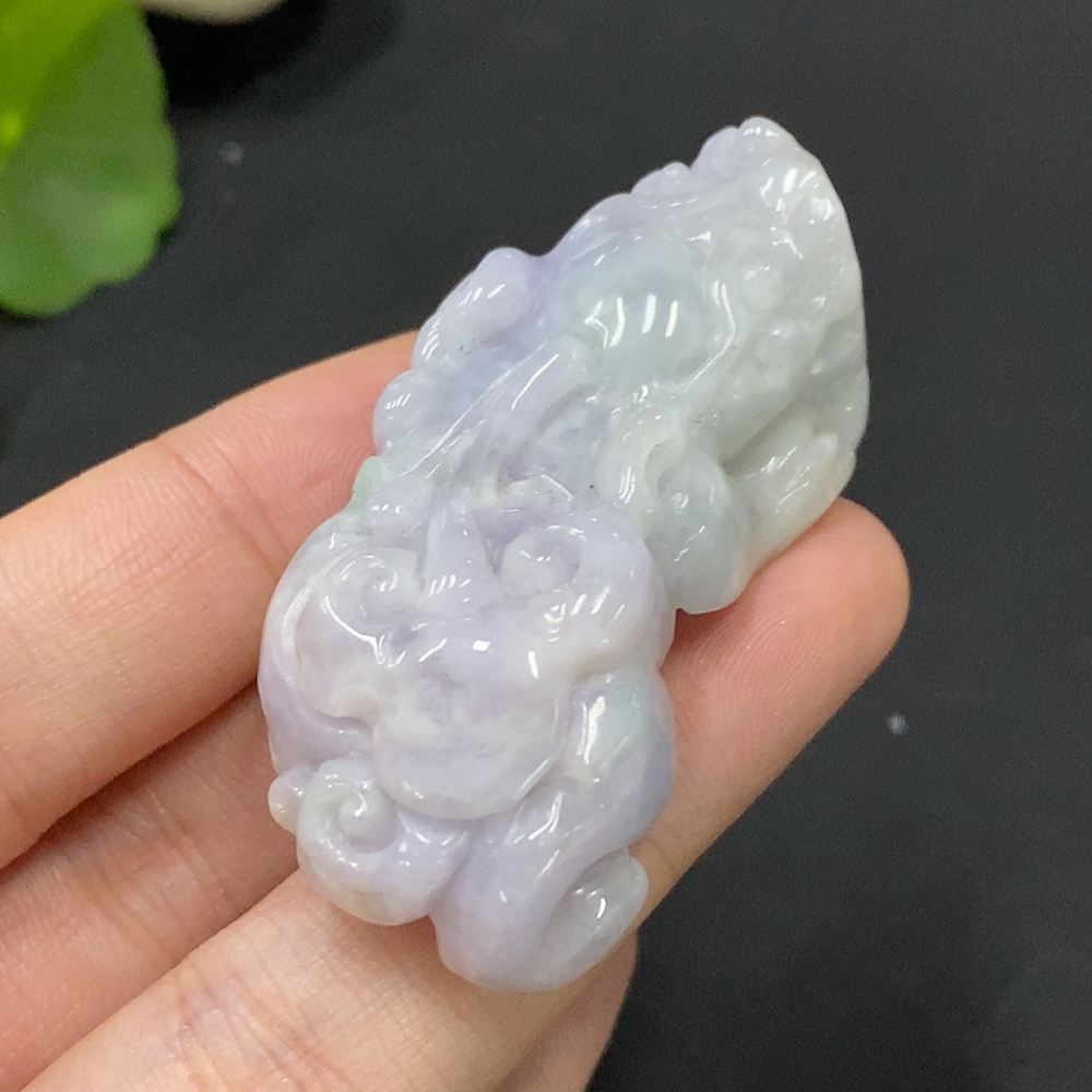 F28197691 Jadeite Pendant, Total Weight Approx. 41.7g, Pixiu