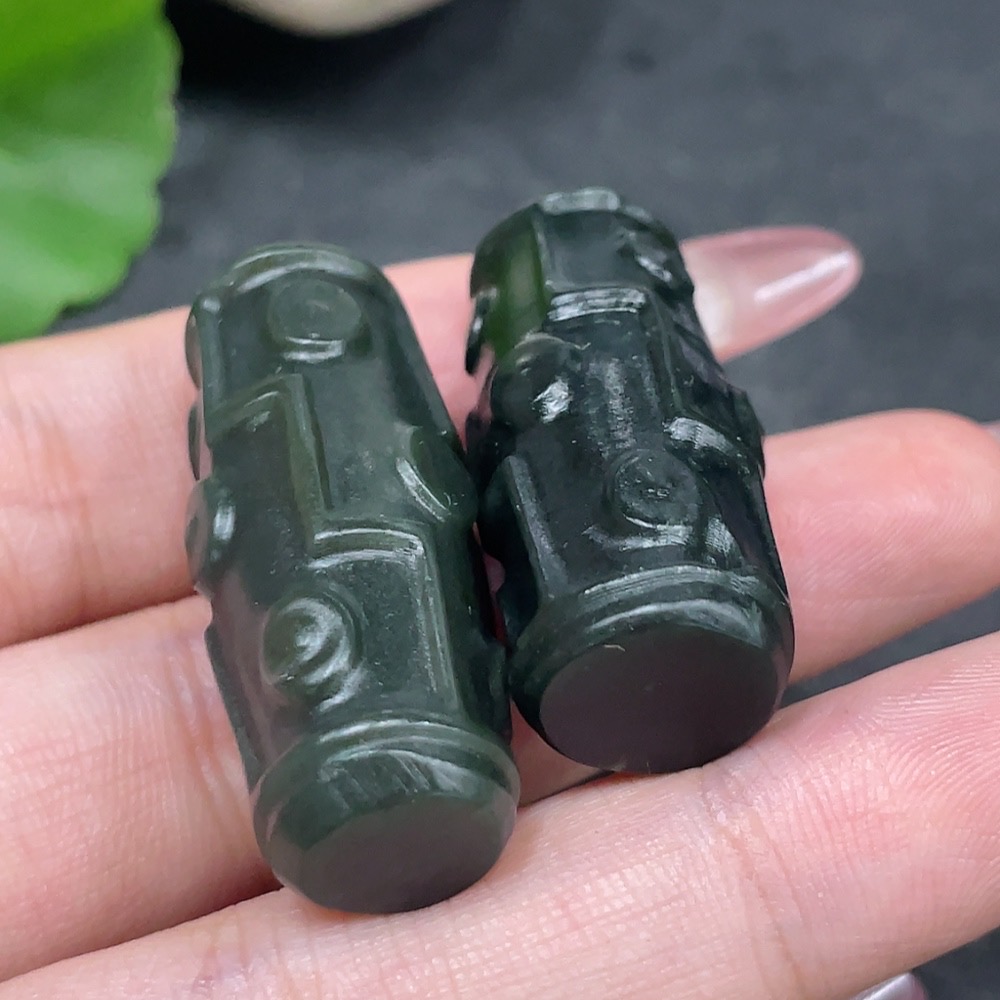 H33944343 Hetian Jade Pendant Tianzhu Total Weight About 30.1g