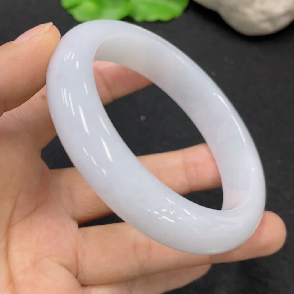 F31613116 Jadeite Round Bangle Size 55.7 Total Weight Approx. 58.46g
