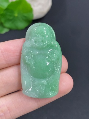 F42966939 翡翠佛挂件 货品总重量约15克