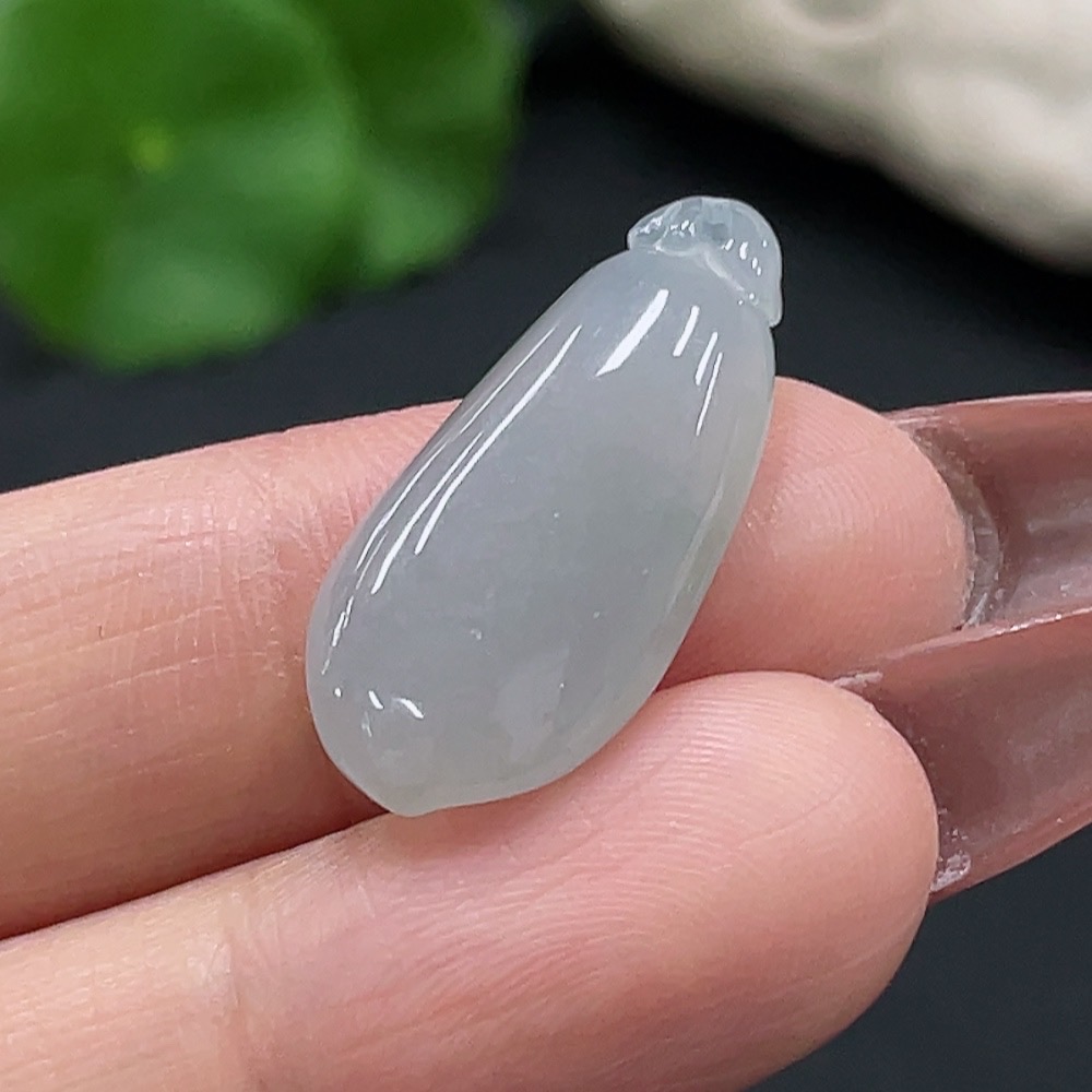 F27096441 Jadeite Fu Gua Pendant Total Weight Approx. 3.19g