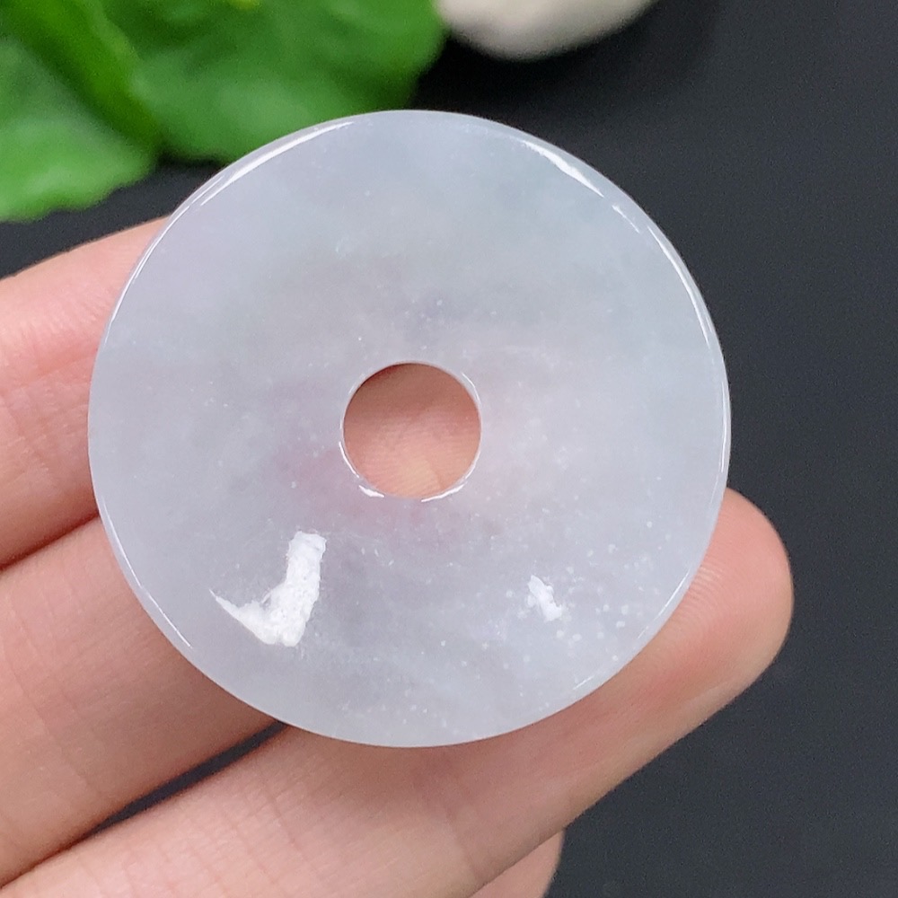 F29392361 Jadeite Donut Pendant Total Weight Approx. 15.1g