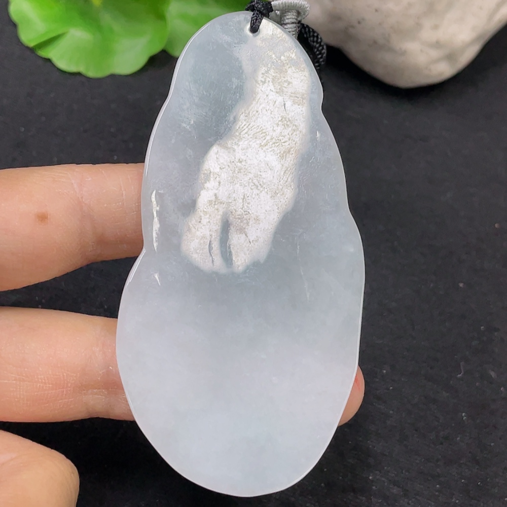 F31612426 JadeitePendant Guanyin with Cord Total Weight Approx. 25.16g