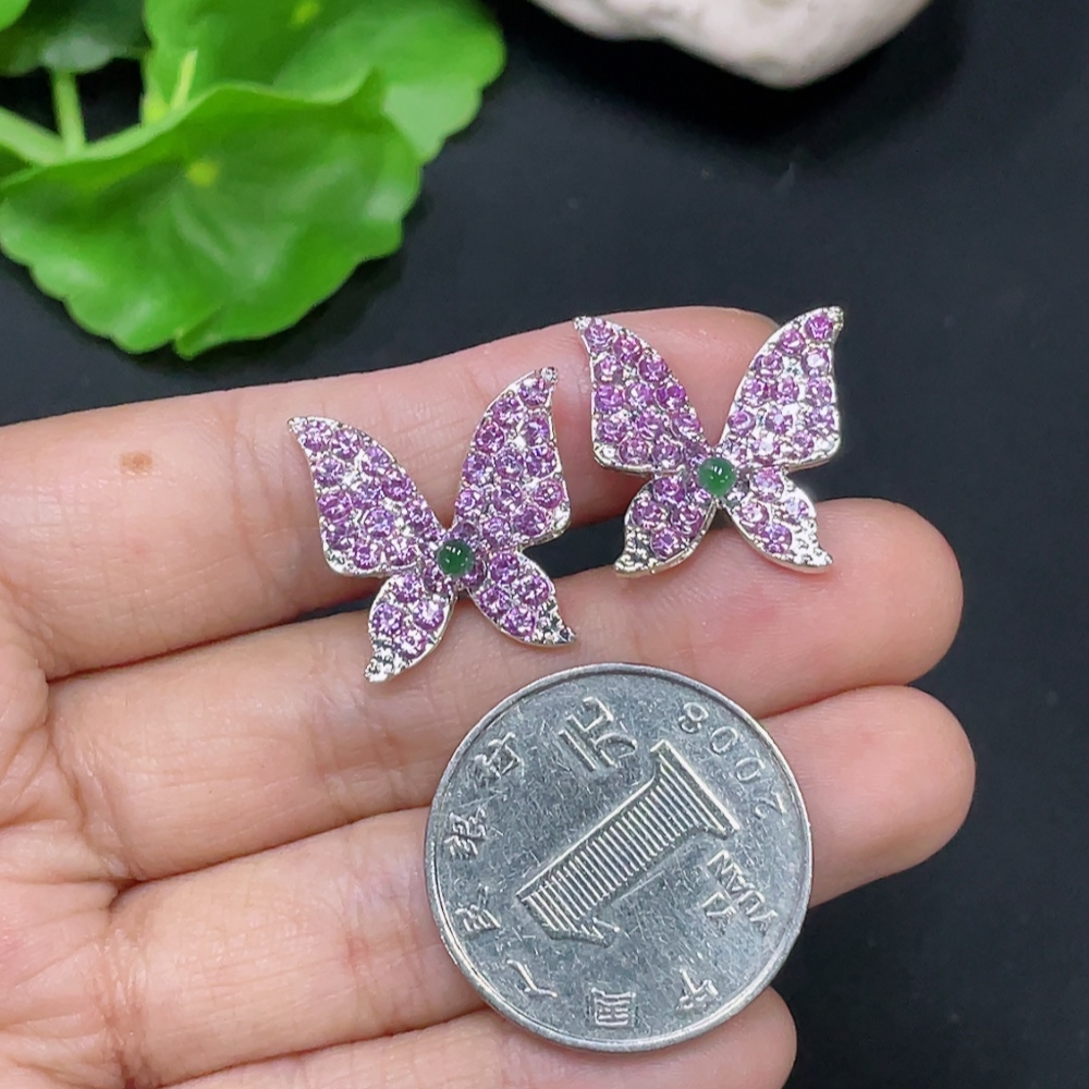 F31651751 Jadeite Inlaid Piece Non-Gold Sell as a Lot