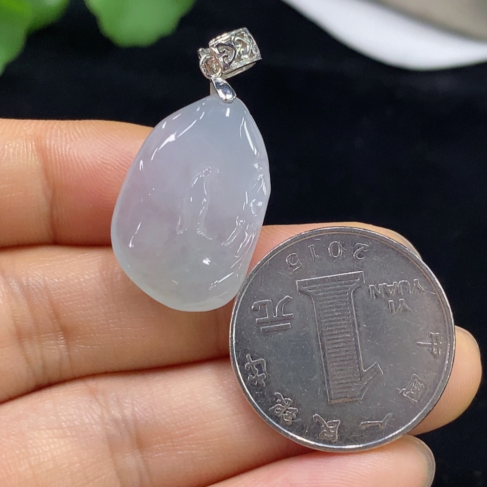 F33910552 Jadeite Enlightenment Pendant Non-Gold Total Weight Approx. 5.57g