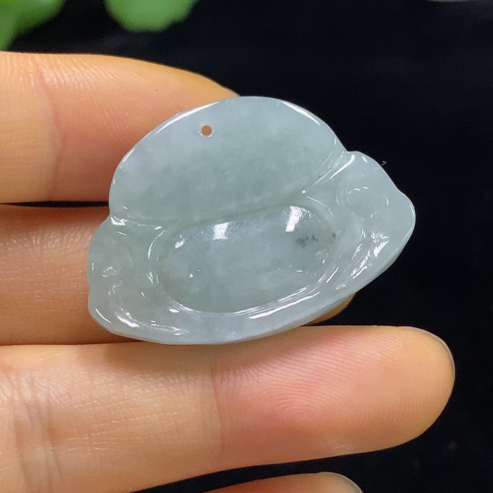 F34024708 Jadeite Buddha Pendant Total Weight Approx. 15.57g
