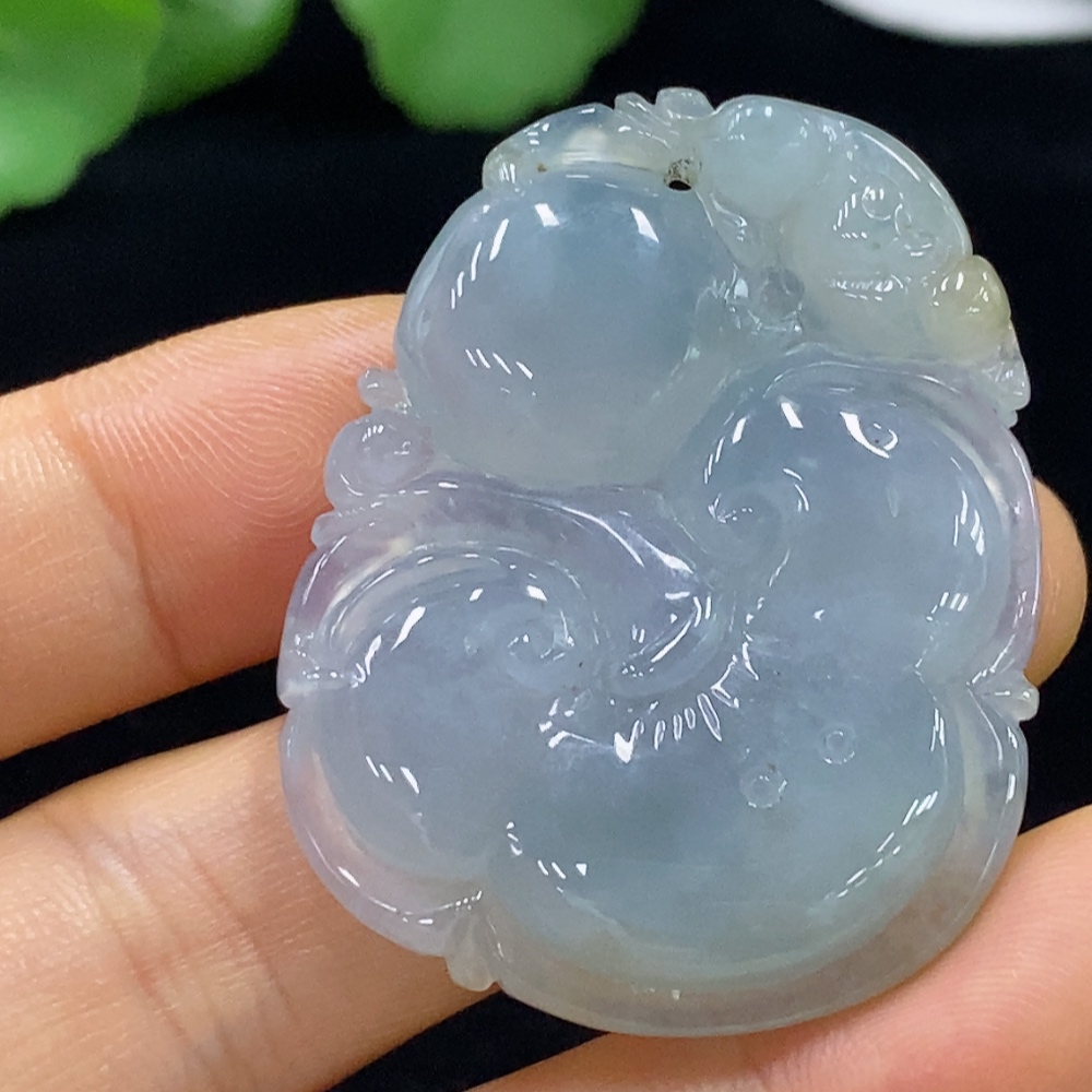 F35136236 Jadeite Pendant Ruyi Total Weight Approx.19.36g