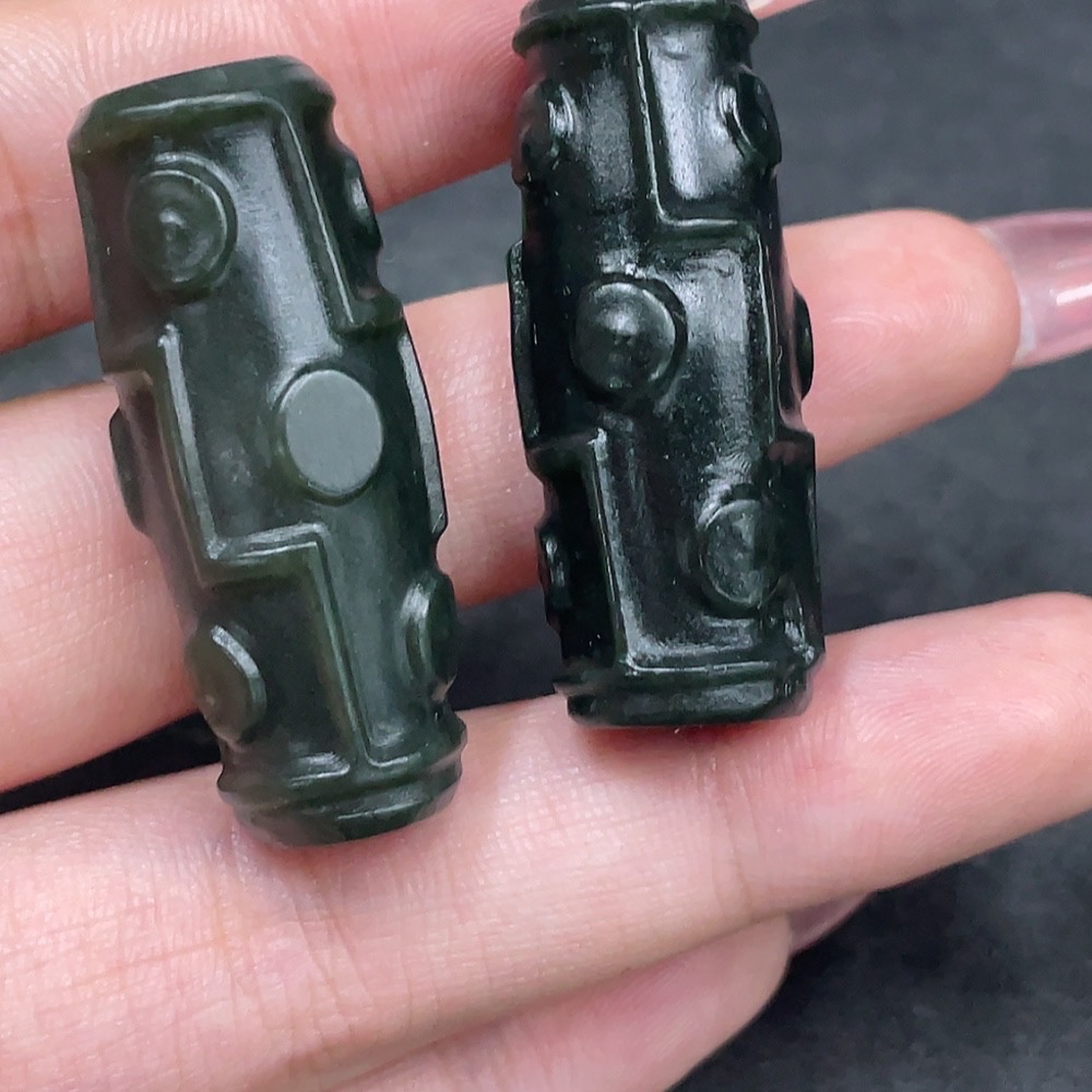 H33944343 Hetian Jade Pendant Tianzhu Total Weight About 30.1g