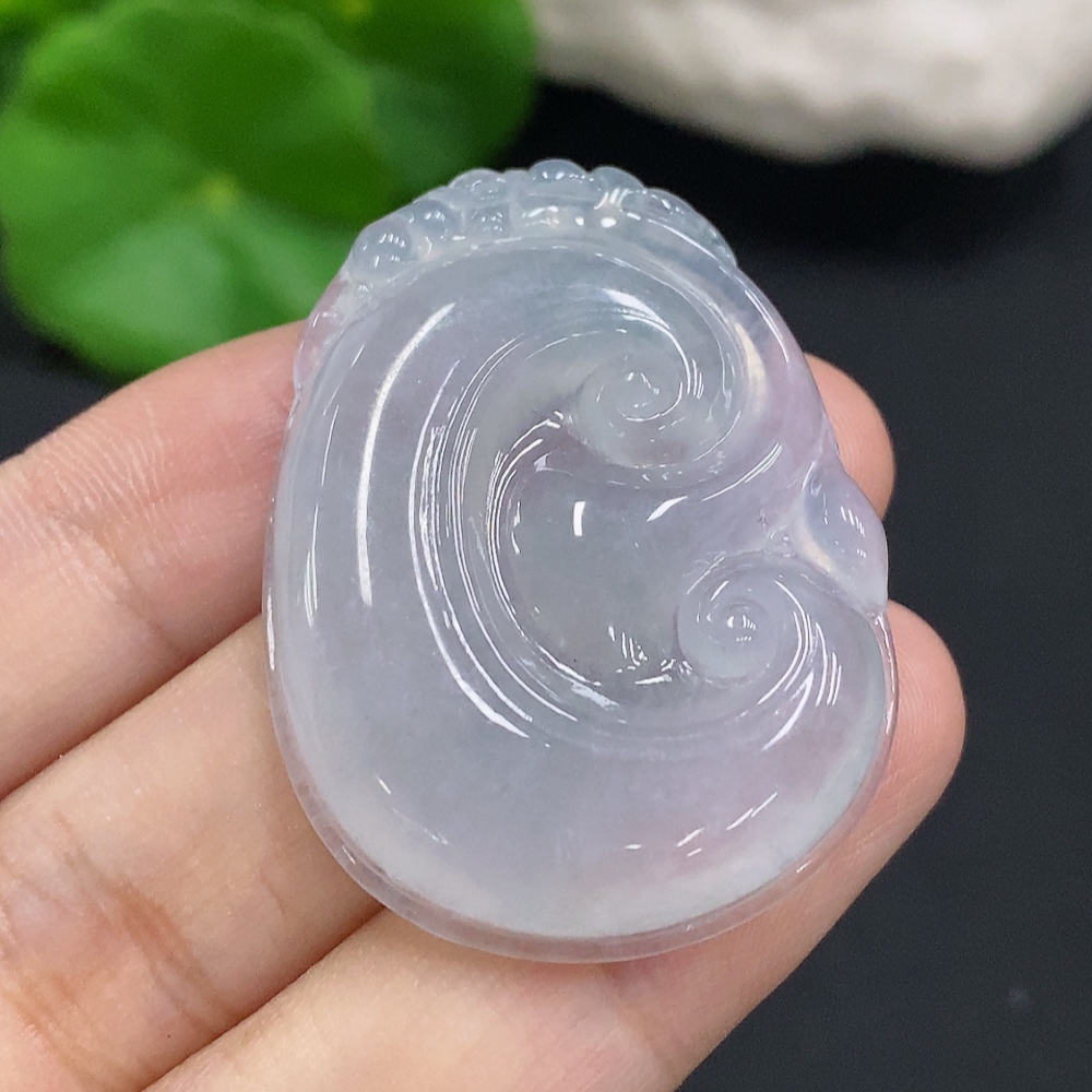 F31647970 Jadeite Ruyi Pendant, Total Weight Approx. 12.8g