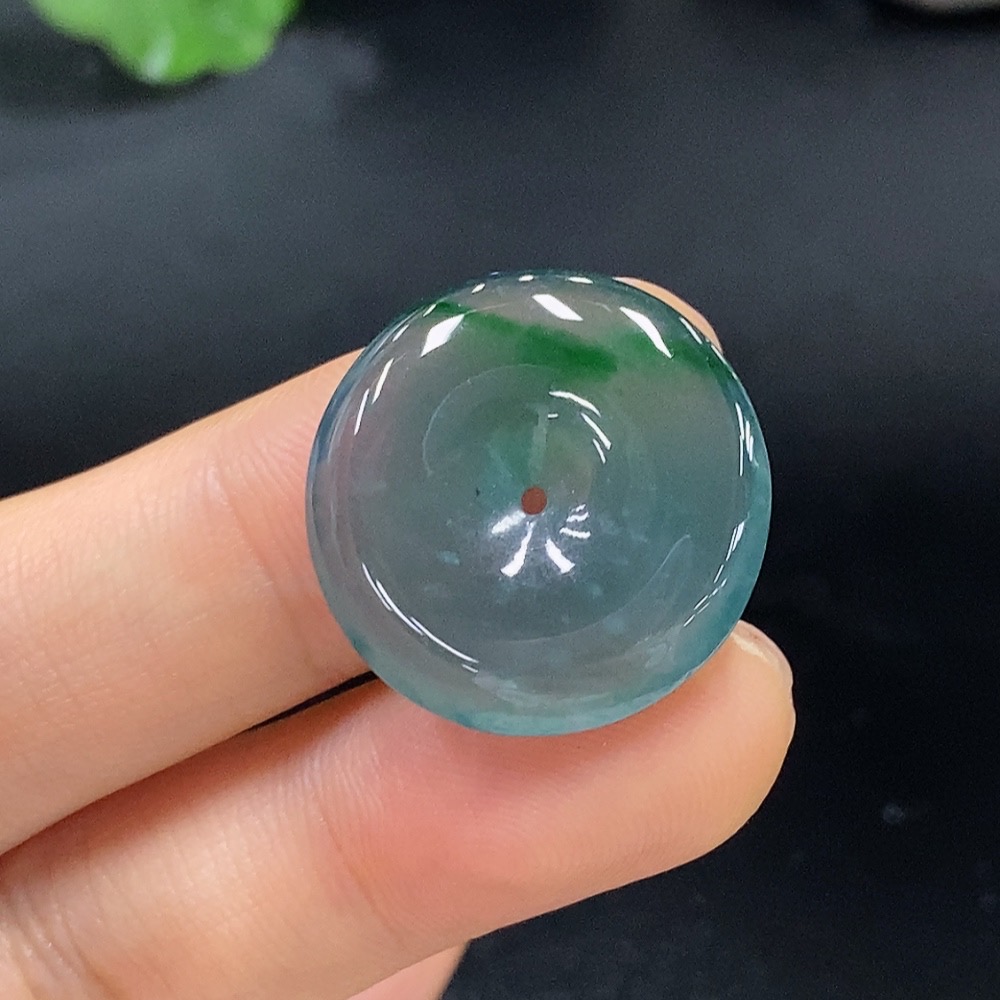 F23562259 Jadeite Safety Button Pendant Total Weight 4.244g