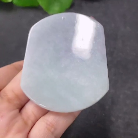 F34998390 Jadeite Plain Pendant Total Weight Approx. 40.25g