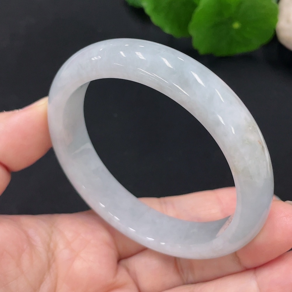 F30453294 Jadeite Regular Round Bracelet 54.8 Inner Diameter Approx.49.4g Total Weight